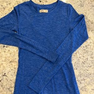 Hollister XS royal blue long-sleeve t-shirt